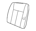 1EC421D5AA - : Seat Back for Dodge: Dakota Image