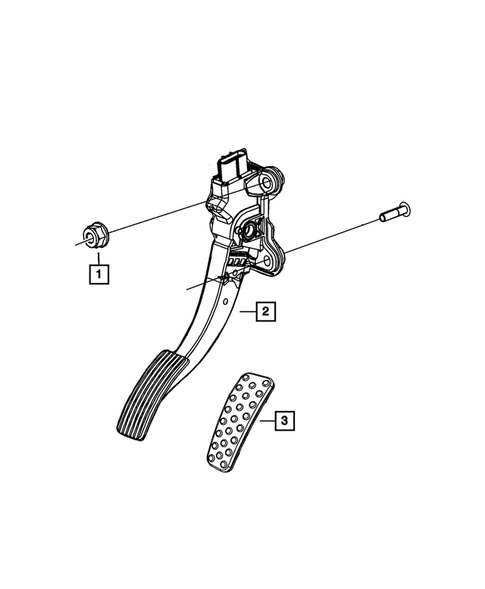 Accelerator Pedal for 2011 Dodge Challenger #0