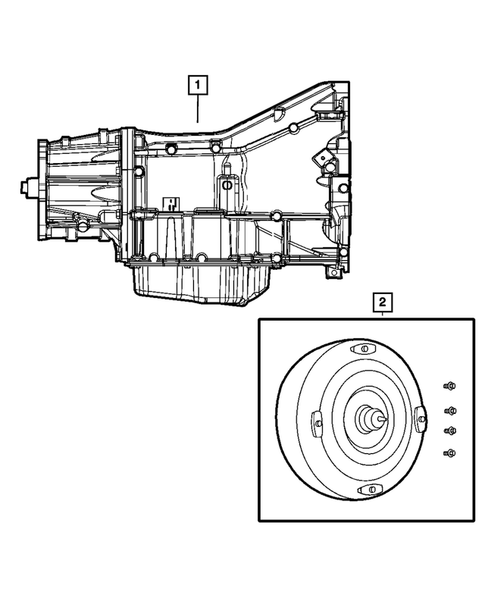 Transaxle Assembly for 2007 Dodge Ram 1500 #1