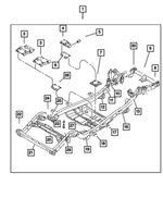 52059653AG - Frames and Bumpers: Chassis Frame for Mopar Image