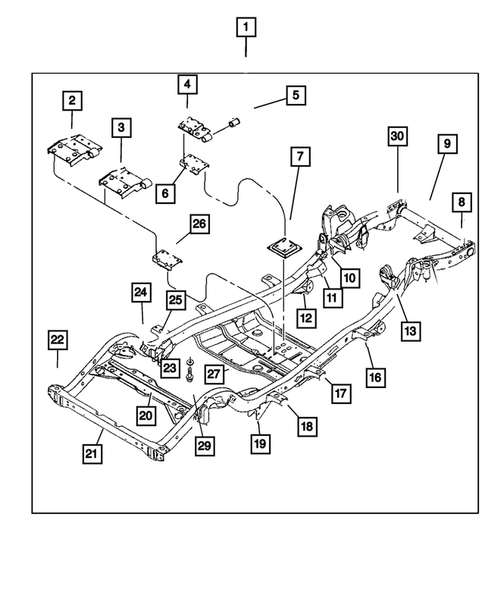 Frames for 2005 Jeep Wrangler #0