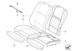 52109144824 - Seats: Seat Upholstery for BMW Image