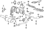 86825904 - : Rear Muffler for Chevrolet: Suburban | GMC: Yukon XL Image