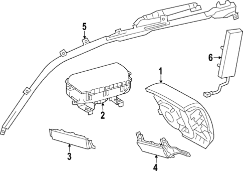 Air Bag Components for 2024 Toyota Tundra #0