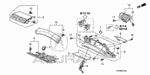 90140SDAA00 - Interior/Bumper: BOLT-WASHER (5X19) for Acura Image
