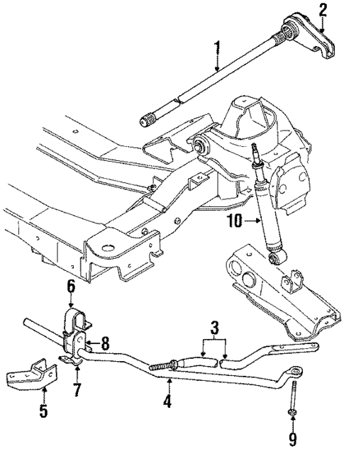 Torsion Bar & Stabilizer for 1986 Isuzu Pickup #0