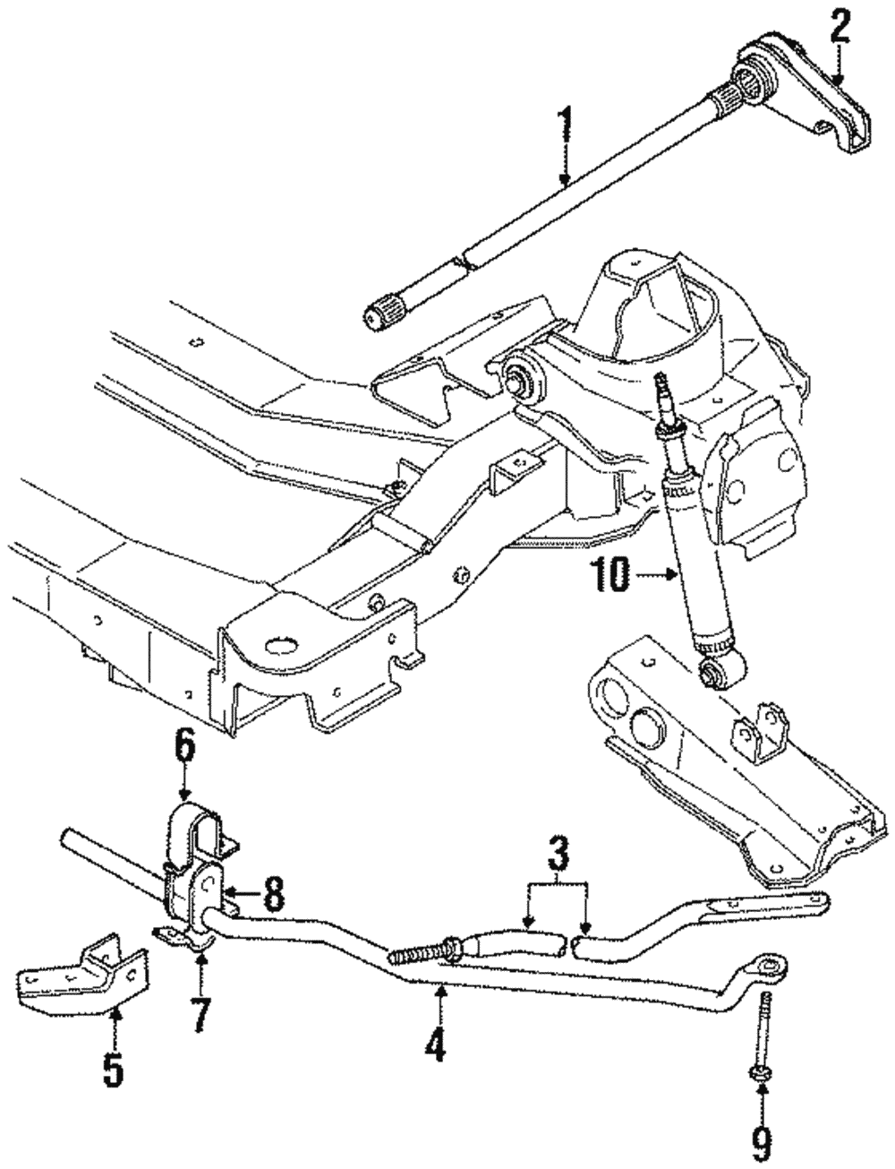 1984-1987 Isuzu Pickup Torsion Bar 8941036280 | Isuzu Parts