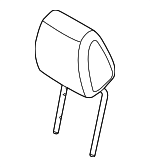 F1EZ54611A08BB - Body: Headrest for FORD Image
