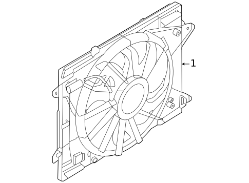 Cooling Fan, Clutch & Motor for 2025 Lincoln Nautilus #0