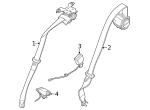 PZ1Z78611B69AC - : Seat Belt Assembly for Ford Image
