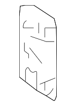 76804EZ00A - Body: Air Baffle for Nissan: TITAN, TITAN XD Image