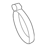 7129952125 - Cooling System: Inter-cooler Pipe Clamp for Mini Image