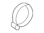 7129952125 - Cooling System: Inter-cooler Pipe Clamp for Mini Image
