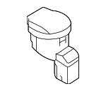 3D0919341H - Body: Ft Power Outlet Retainer for Audi: A5, A5 Quattro, A6, A6 Quattro, A7 Quattro, allroad, Q5, RS5, RS7, S5, S6, S7, SQ5 Image