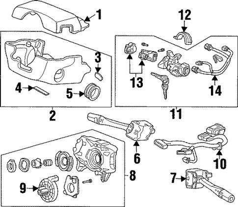 Ignition Lock for 1997 Acura TL #0