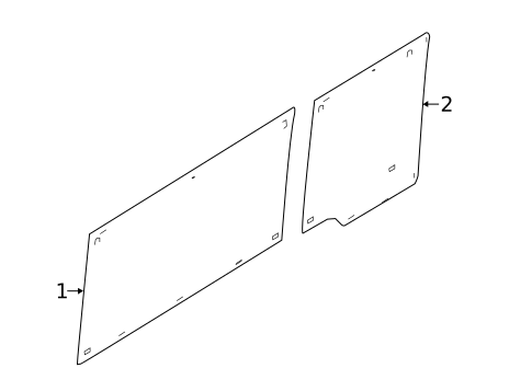 Glass - Side Panel for 2023 Ram ProMaster 3500 #0