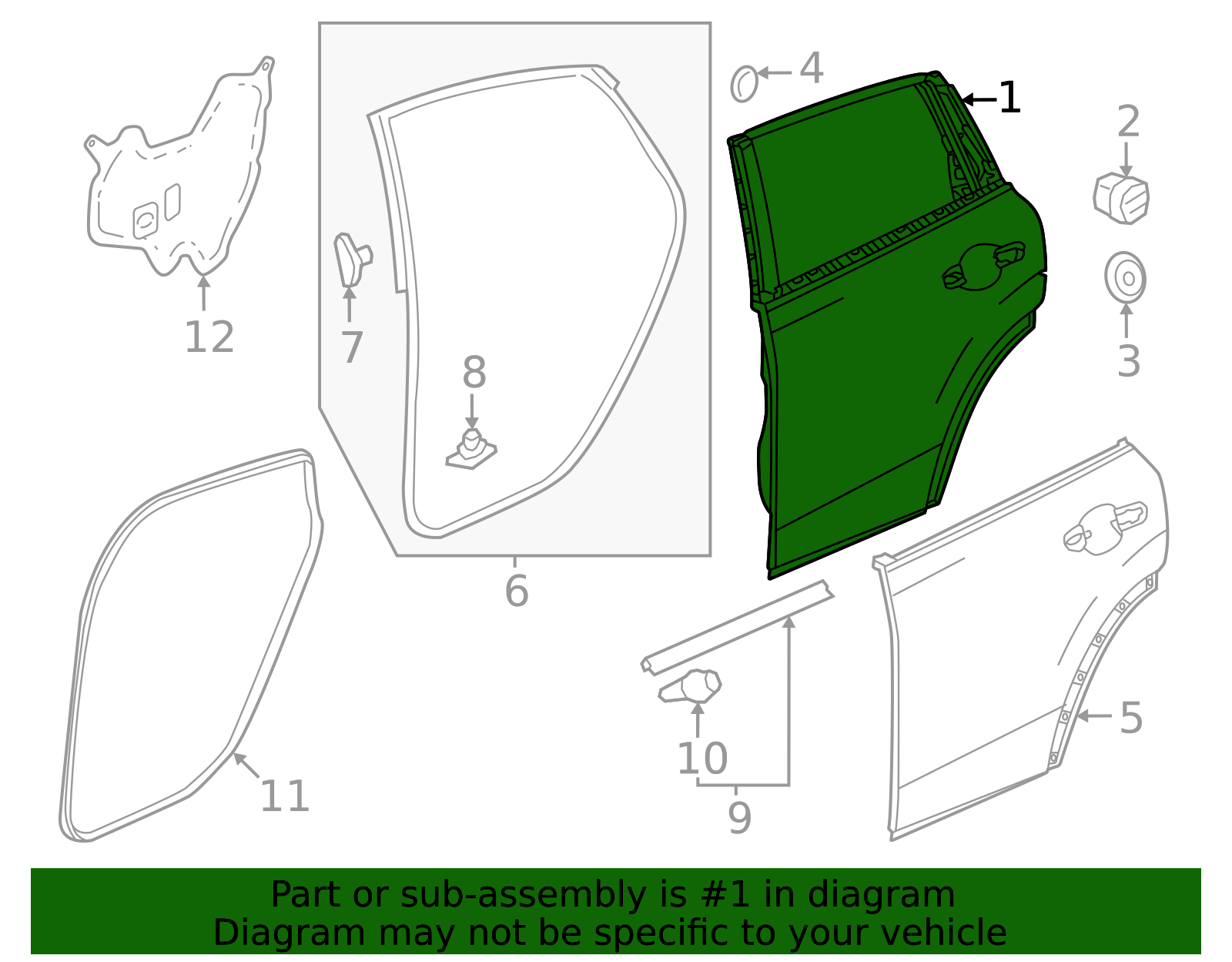 67550-3W0-A00ZZ - Door Shell 2023-2026 Honda HR-V | Toronto Honda