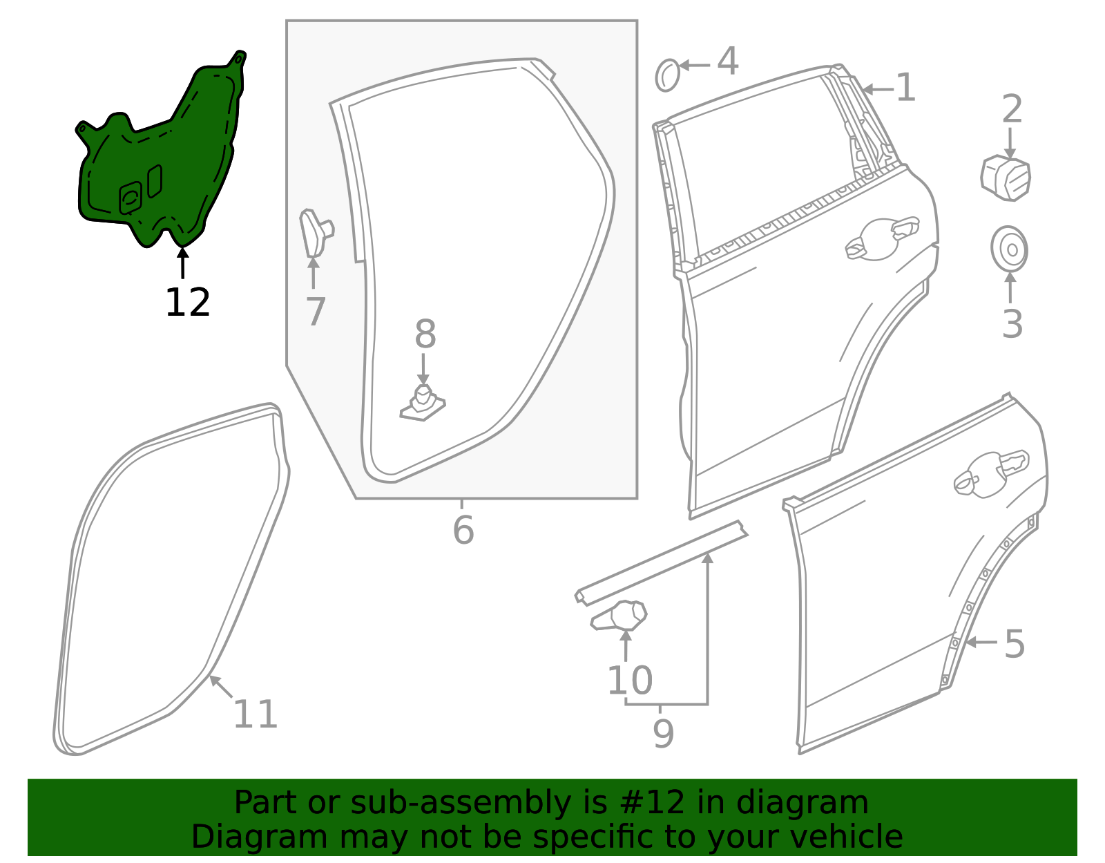 72861-3W0-A01 - 2023-2025 Honda HR-V - Water Shield | Genuine Honda Parts