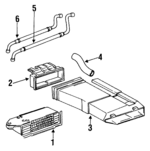 113117021X - Cooling System: Cooler Assembly for Audi: 100, 100 Quattro, 5000, 5000 Quattro Image