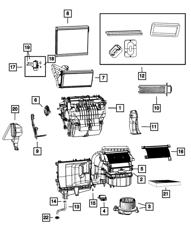 68018107AB - Air Conditioners and Heaters: A/c And Heater Drain for Mopar Image