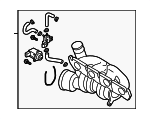 6J145722B - Exhaust: Exhaust Manifold for Volkswagen Image
