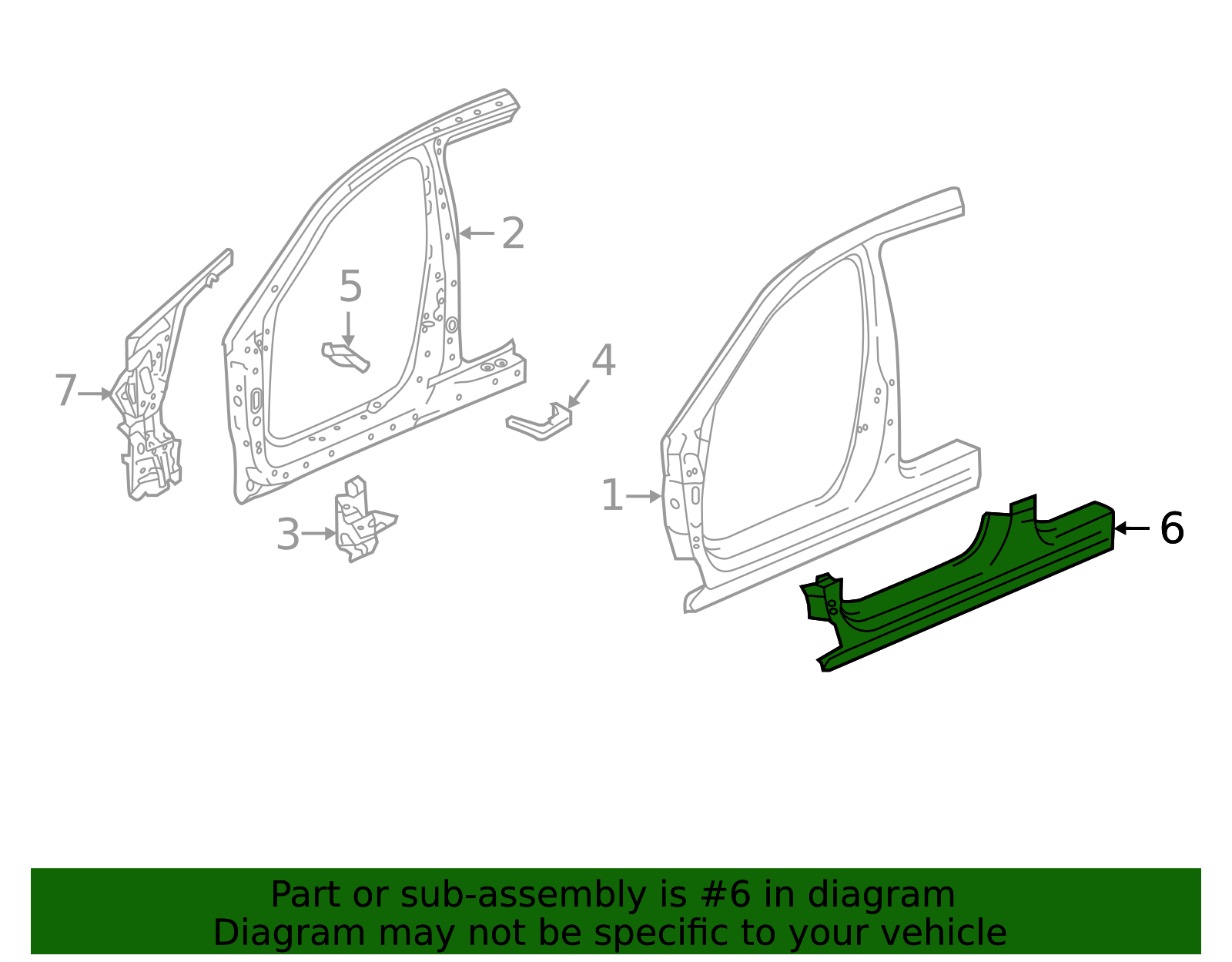 2015-2020 Acura TLX Rocker Panel 04641-TZ3-A02ZZ | OEM Parts Online