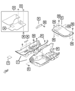 6LE87U0DAA - Interior Trim: Front Floor Carpet for Fiat: 124 Spider Image
