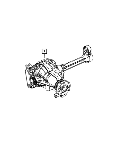 Front Axle Assembly for 2008 Jeep Liberty #0