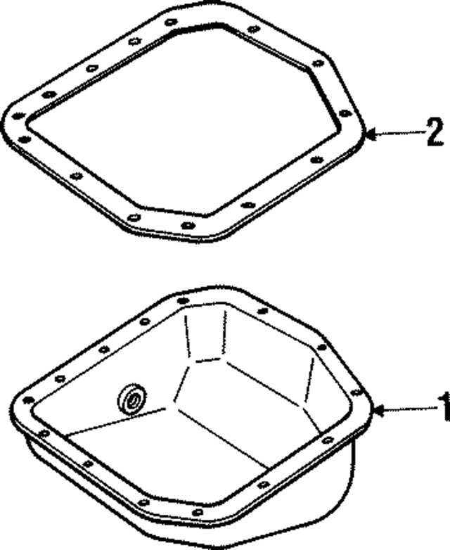 4528028001 - Engine: Transmission Oil Pan for Hyundai Image