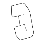 7338306010 - Electrical: Belt &amp; Retractor Hook for Toyota Image