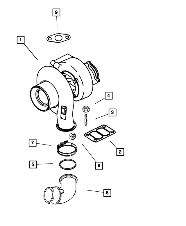 « 4761274 –  : Raccord D`admission D`air Collier pour Mopar Image »