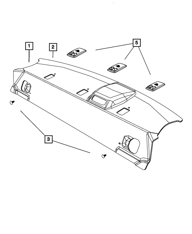 68369284AA - Interior Trim: Panel Seal for Mopar Image