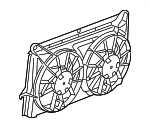 15780789 - Cooling System: Shroud for Cadillac: Escalade, Escalade ESV, Escalade EXT | Chevrolet: Avalanche, Silverado 1500, Silverado 2500 HD, Silverado 3500 HD, Suburban 1500, Suburban 2500, Tahoe | GMC: Sierra 1500, Sierra 2500 HD, Sierra 3500 HD, Yukon, Yukon XL 1500, Yukon XL 2500 | Hummer: H2 Image