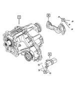 52108697AB - Transfer Case and Power Transfer Unit: Heat Shield for Dodge: Durango | Jeep: Grand Cherokee, Grand Cherokee WK Image