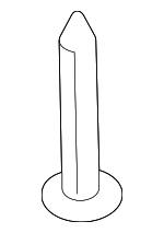 8659028000 - Body: Bumper Cover Clip for Hyundai Image