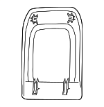 5RT11DX9AE - Body: Seat Back Panel for Mopar Image