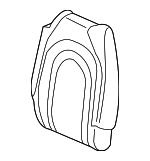 6EC80PL5AA - Body: Seat Back Cover for Chrysler: Pacifica, Voyager Image