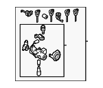 57491FG710 - : Lock Cylinder Assembly for Subaru: Impreza Image