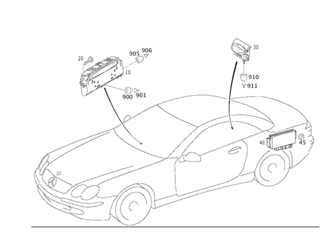 Parktronic System (Pts) for 2012 Mercedes-Benz SL 63 AMG&reg; #0
