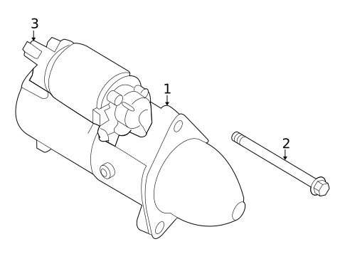 Starter for 2010 Hyundai Genesis Coupe #1