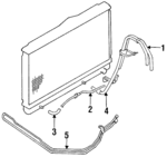 MB011030 - Cooling System: Hose for Dodge: Stealth Image