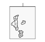 GA5R58380A - Body: Lever for Mazda: 626, MX-6 Image