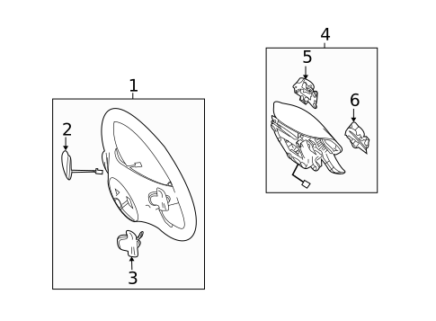 STEERING WHEEL for 2010 Mercedes-Benz C350 #0
