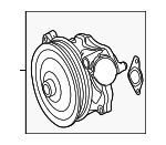 AJ813909 - Cooling System: Water Pump Assembly for Jaguar Image