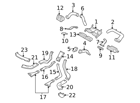 Ducts for 2015 Volvo S80 #0