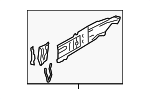 51615CA1319P - Body: Outer Rail for Subaru Image