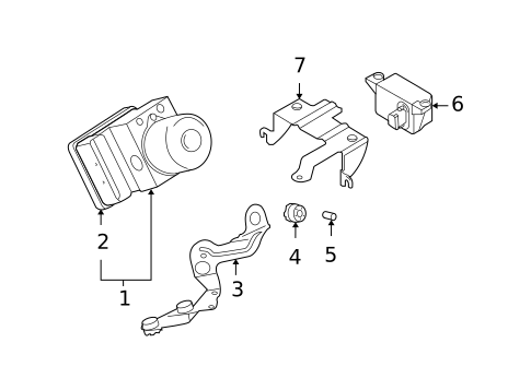 ABS Components for 2007 BMW Z4 #0