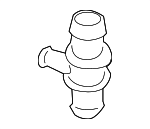 N90794401 - Belts &amp; Cooling: Cooling System Bypass Line Adapter for Volkswagen Image