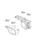 4672579AA - Electrical: Adaptive Speed Control Module Sensor And Bracket for Mopar Image image