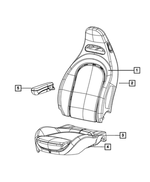 68194583AB - : FRAME-FRONT SEAT BACK for Fiat: 500 Image